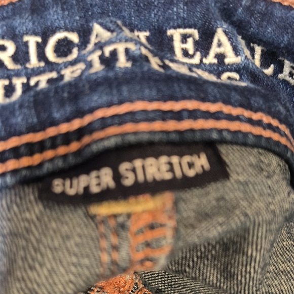 sac308🦅Kick Boot Super Stretch w/29" Inseam American Eagle Denim Jeans - Picture 7 of 7